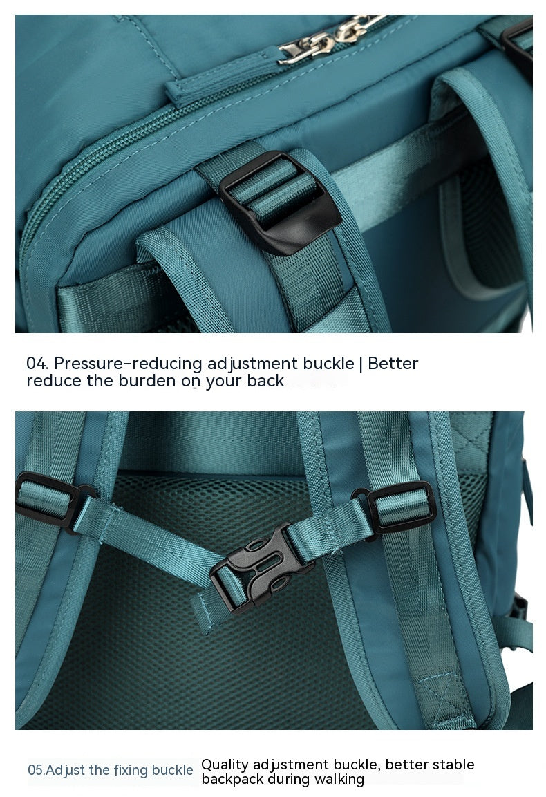 Leichter Nylon-Reiserucksack mit Nass-/Trockenfach