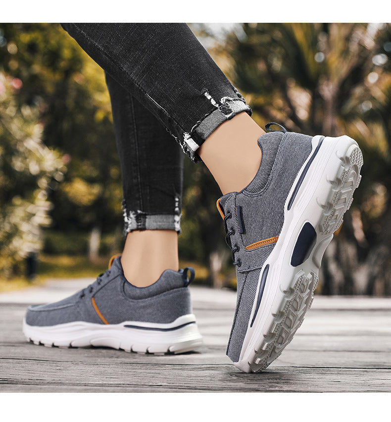 Canvas Schnür-Sneaker für Herren – Bild 8 | LuxeStyle
