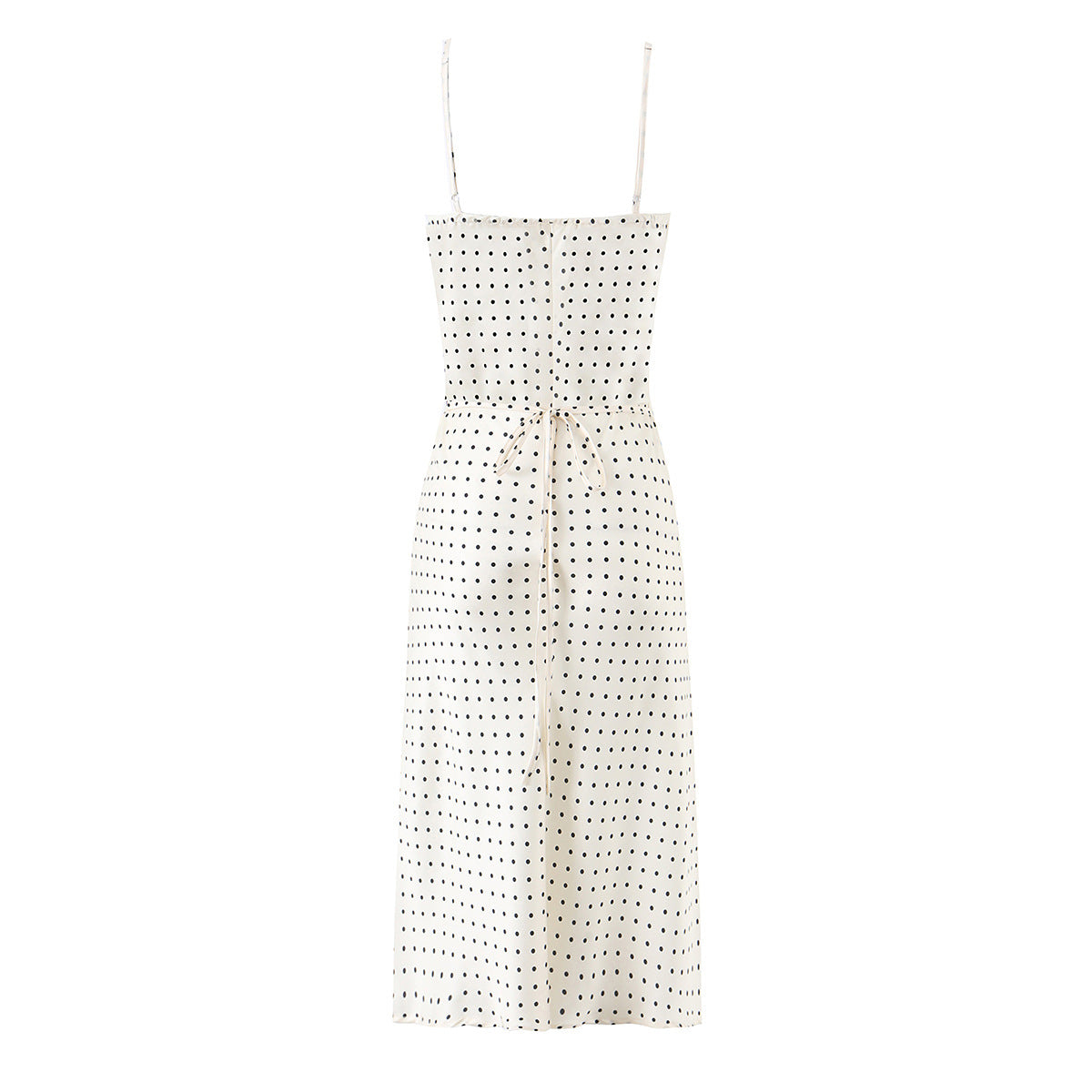 Spaghettiträger-Kleid mit Polka Dots