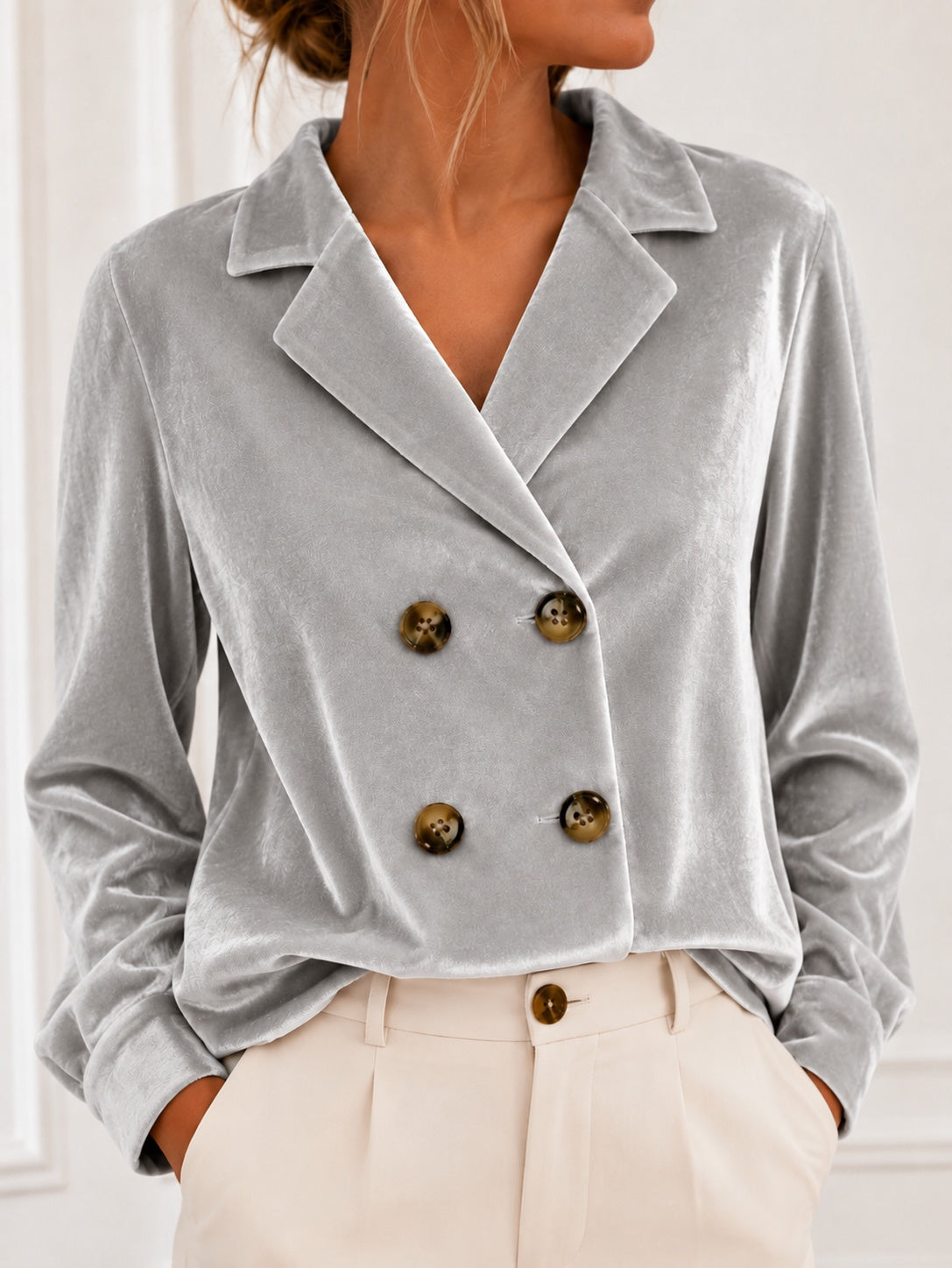 Graue Damenjacke