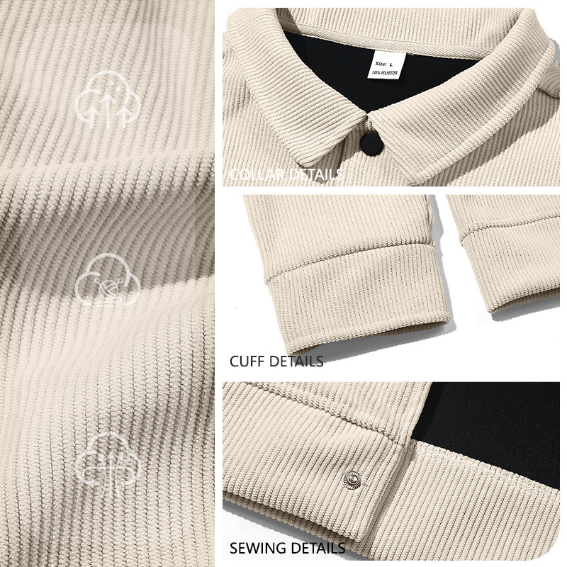 Sportliche Freizeitjacke mit Revers für Herren