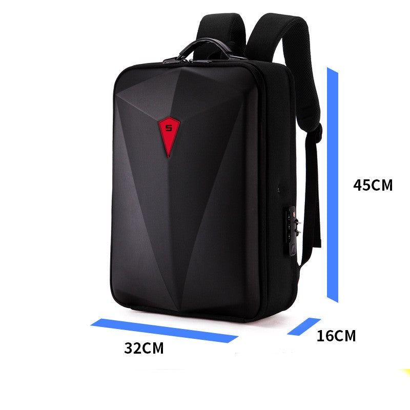 Hartschalen-Rucksack für Herren mit Tragesystem