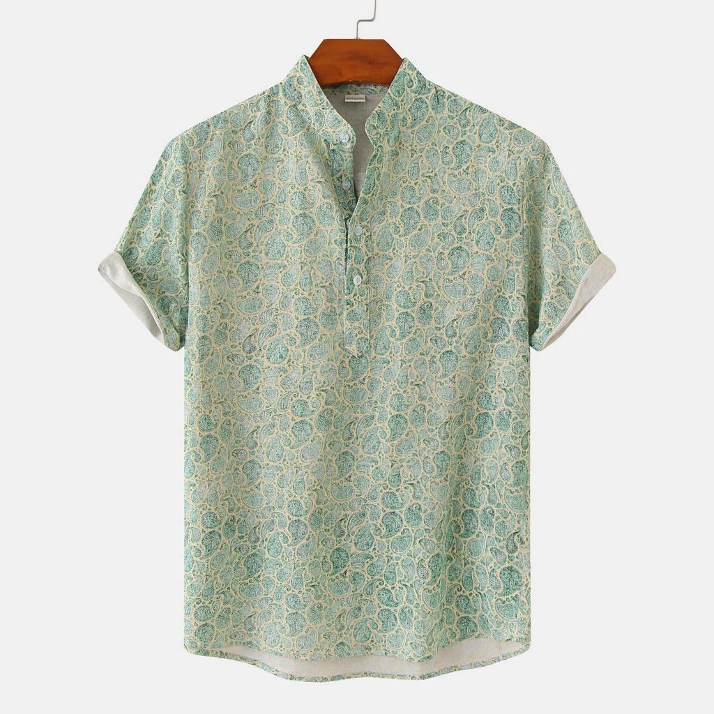 Bambus- und Leinen-Herrenshirt – Bild 11 | LuxeStyle