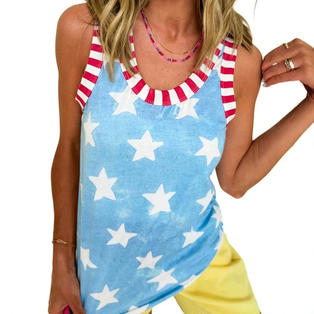 Sternenprint Tanktop für Damen
