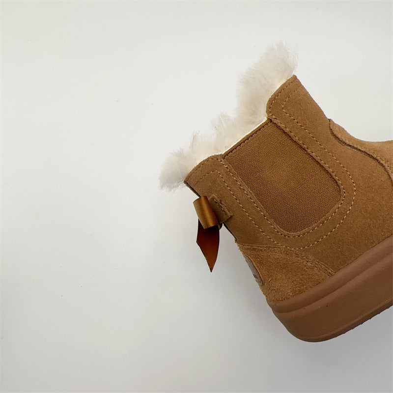 Kinder Winterstiefel mit Fell
