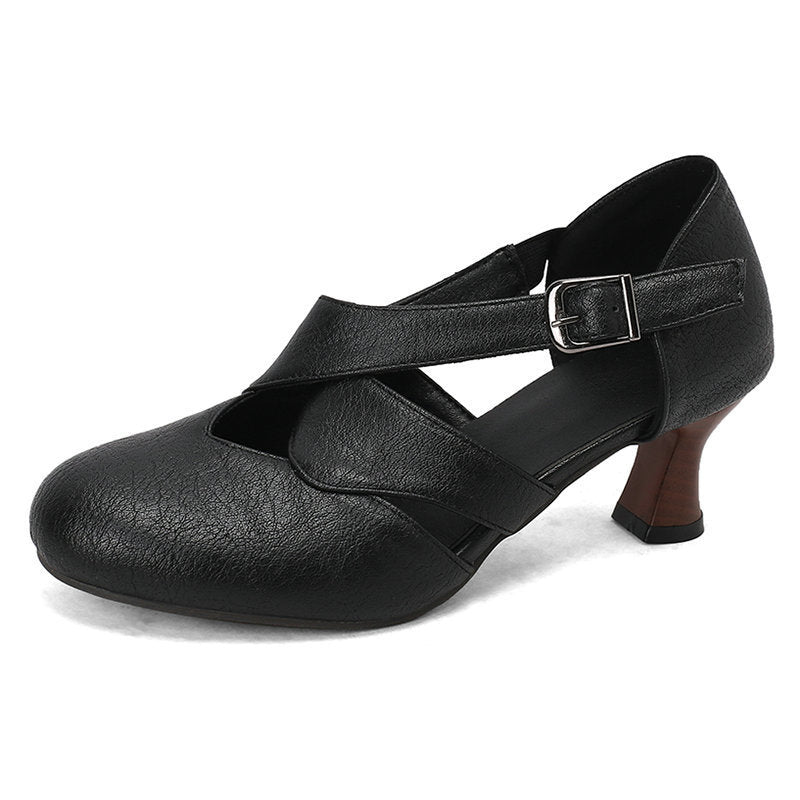 Casual Peep-Toe Sandalen mit Absatz
