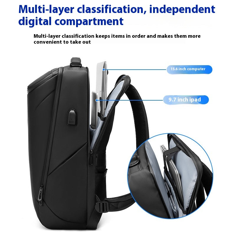 Leichter wasserdichter Rucksack für Herren – Bild 2 | LuxeStyle
