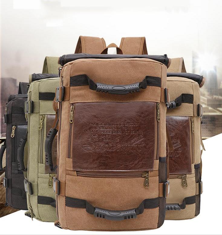 Canvas Rucksack für Reisen und Laptop – Bild 10 | LuxeStyle