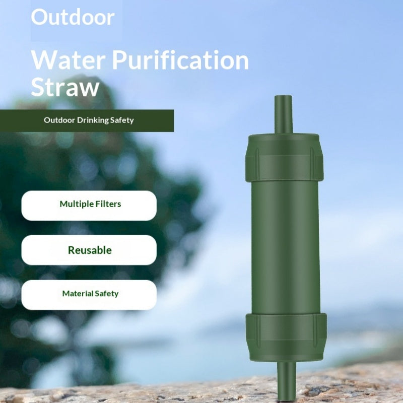 Tragbarer Wasserfilter-Strohhalm für Outdoor