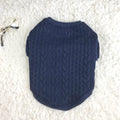 Wollpullover für Hund – blau, Grösse M | LuxeStyle
