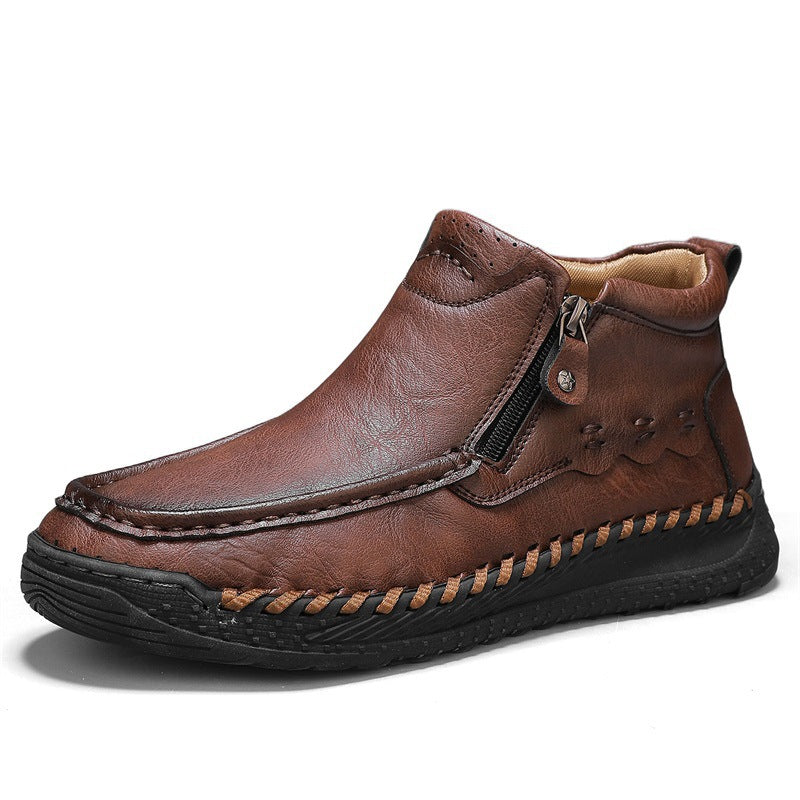 Herren Retro Work Boots – Handgenäht