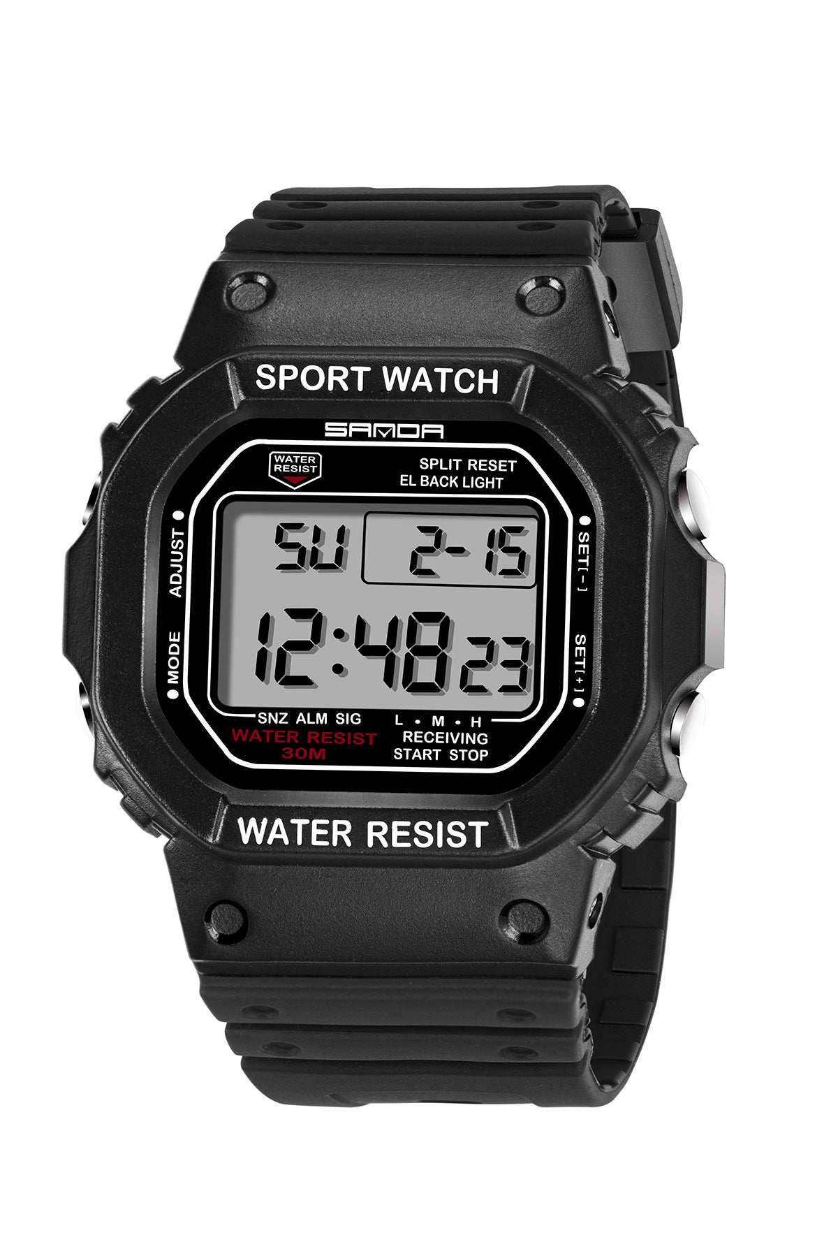 Wasserdichte Leuchtende Armbanduhr – Ansicht 6