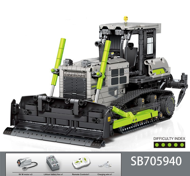 Baustellen-Bulldozer Konstruktions-Bausatz – Bild 7 | LuxeStyle
