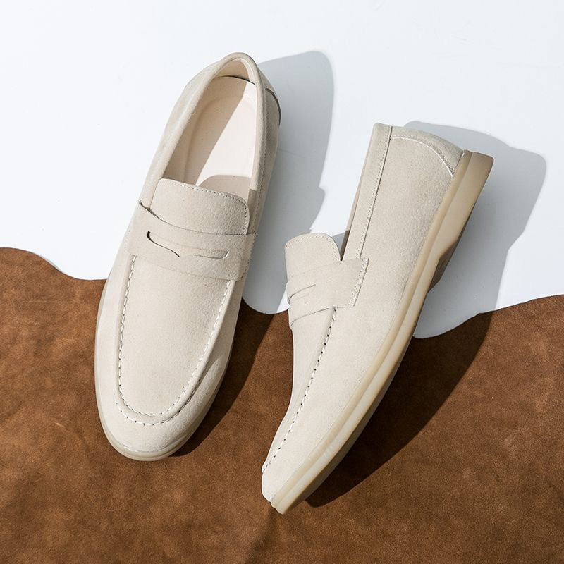 Elegante Slip-on Herrenschuhe mit spitzer Kappe