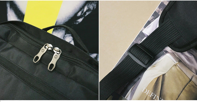 Reflektierender Retro Crossbody Rucksack – Bild 9 | LuxeStyle