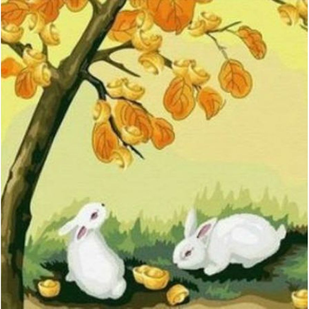 5D Diamond Painting Set «Hase»
