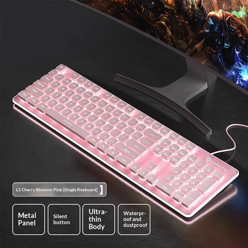 Hintergrundbeleuchtete Tastatur