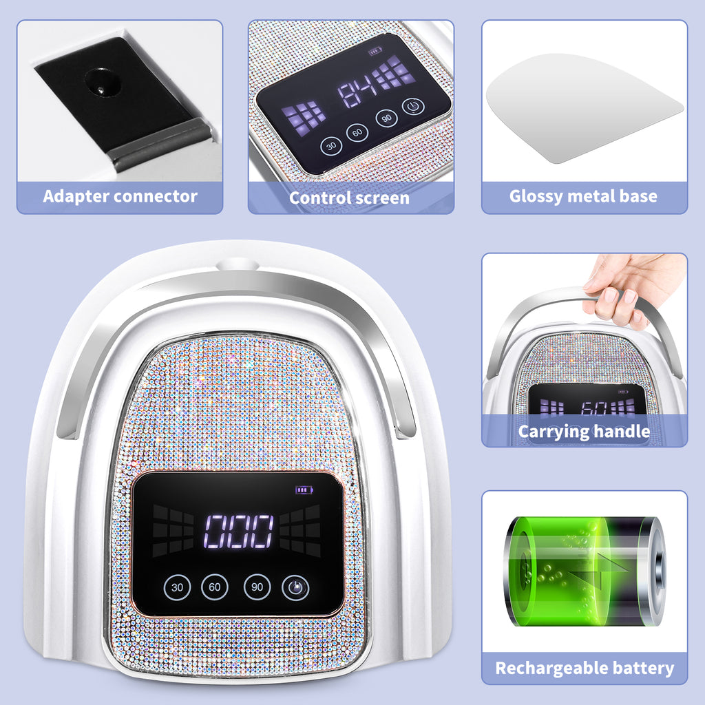 Kabellose UV/LED Nagellampe mit Akku