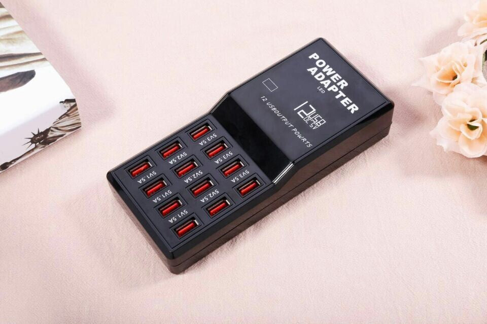 12-Port USB Smart Charger