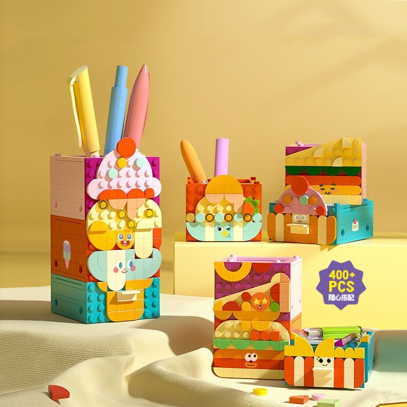 Liebe-Essen-Aufbewahrungsbox Bausteine | LuxeStyle