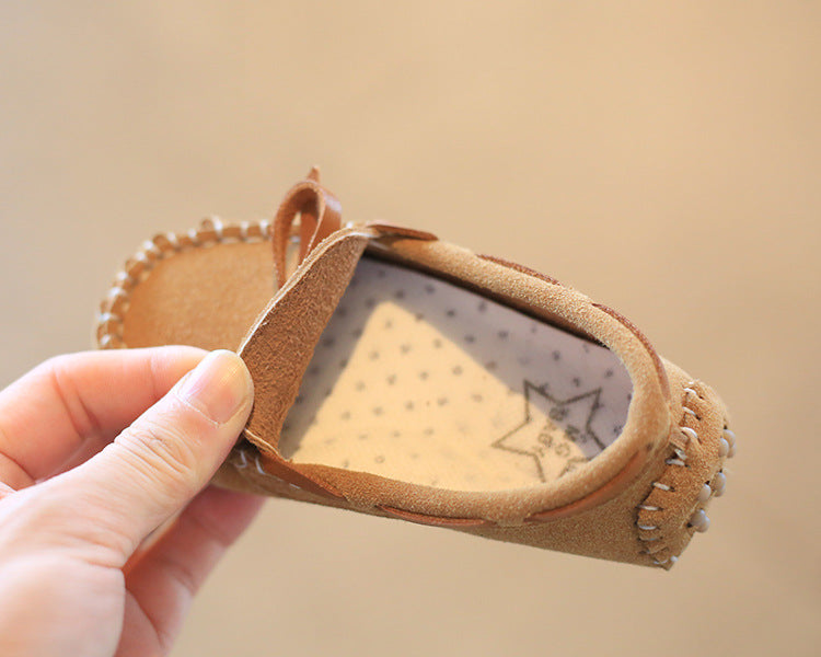 Süsses Baby-Mädchen-Schuhe mit weicher Sohle
