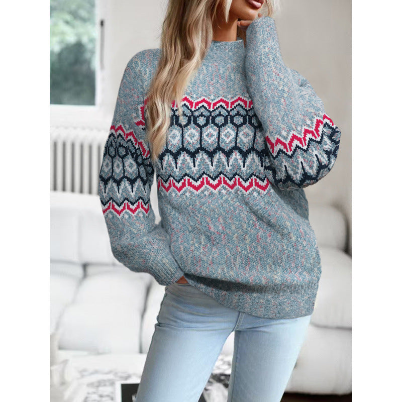 Schneeflocken-Pullover