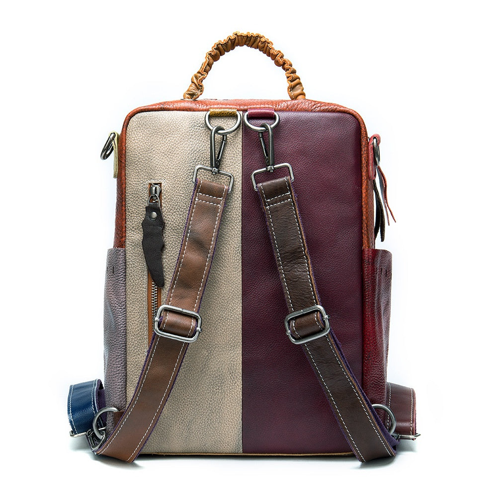 Retro-Rucksack Patchwork