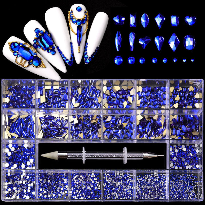 21-Gitter-Box mit Nageldiamanten – Bild 2 | LuxeStyle