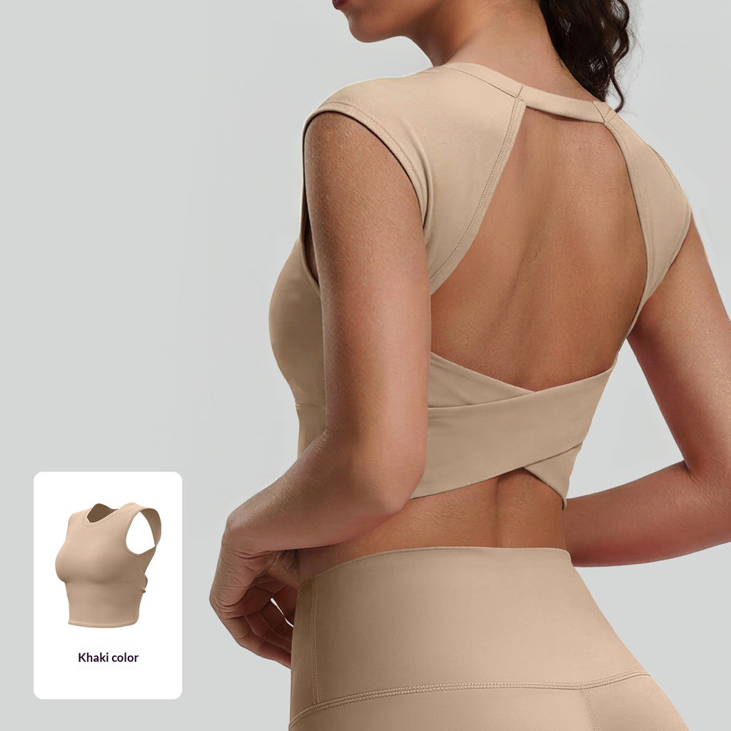 Sportliches Top mit integriertem BH