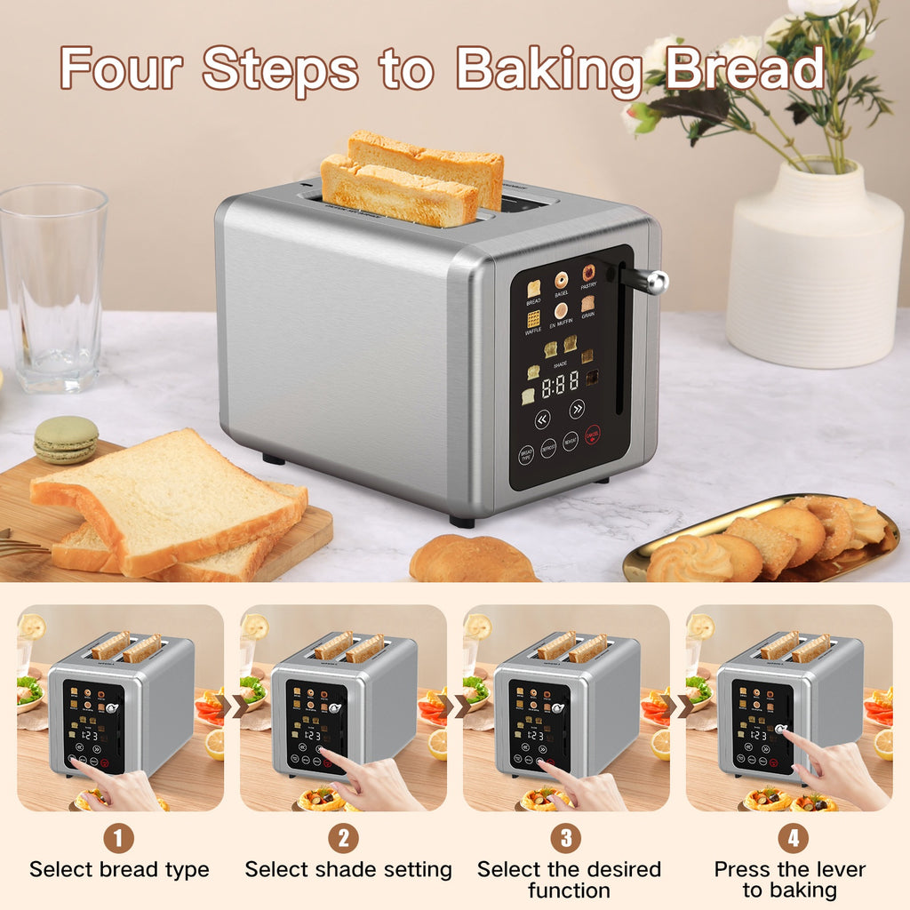 Intelligenter Touchscreen-Frühstücktoaster | LuxeStyle