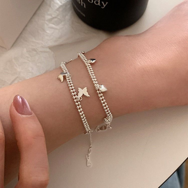 Herzförmiges Armband im minimalistischen Stil – Bild 2 | LuxeStyle