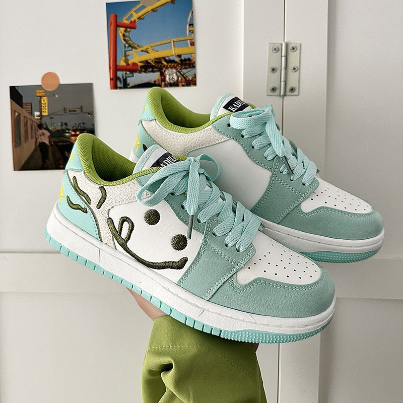 Mintgrüne Freizeit-Sneaker für Paare