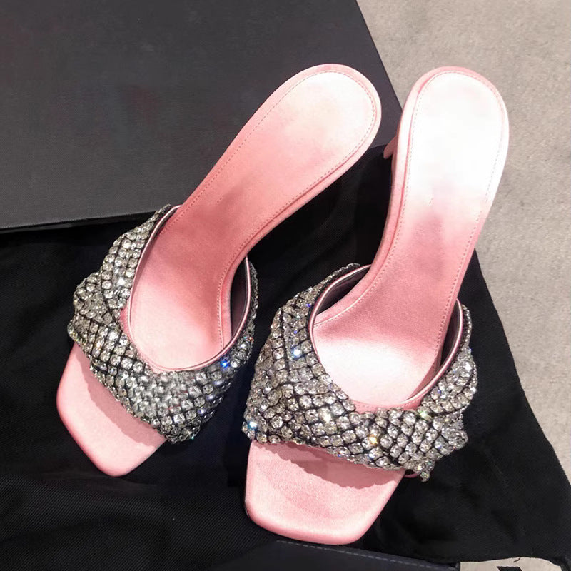 Rhinestone Bow Stiletto Sandalen – Bild 3 | LuxeStyle