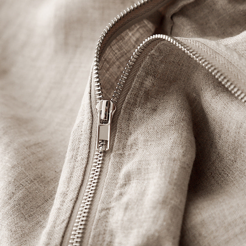 Leichter Trenchcoat-Bluse mit Fledermausärmeln