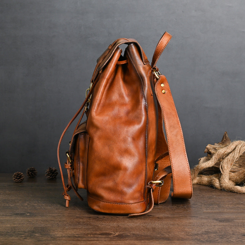 Lederrucksack für Freizeit und Reisen – Bild 3 | LuxeStyle