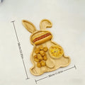 Holz-Serviertablett mit Hasen-Motiv – Bild 3 | LuxeStyle