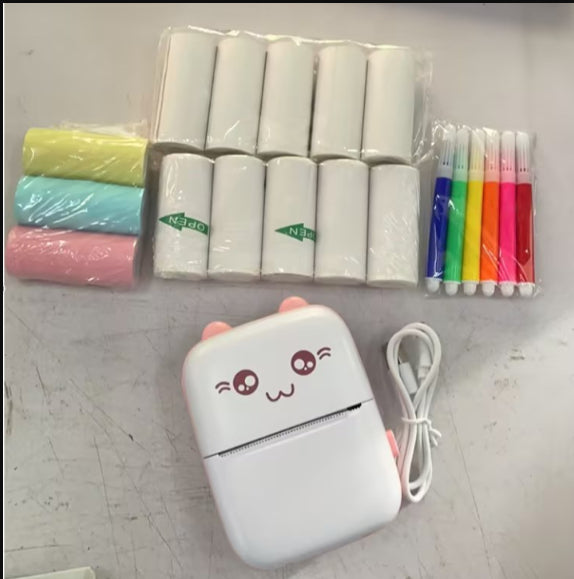 Portabler Mini-Drucker für Fotos & Notizen – Bluetooth/WiFi