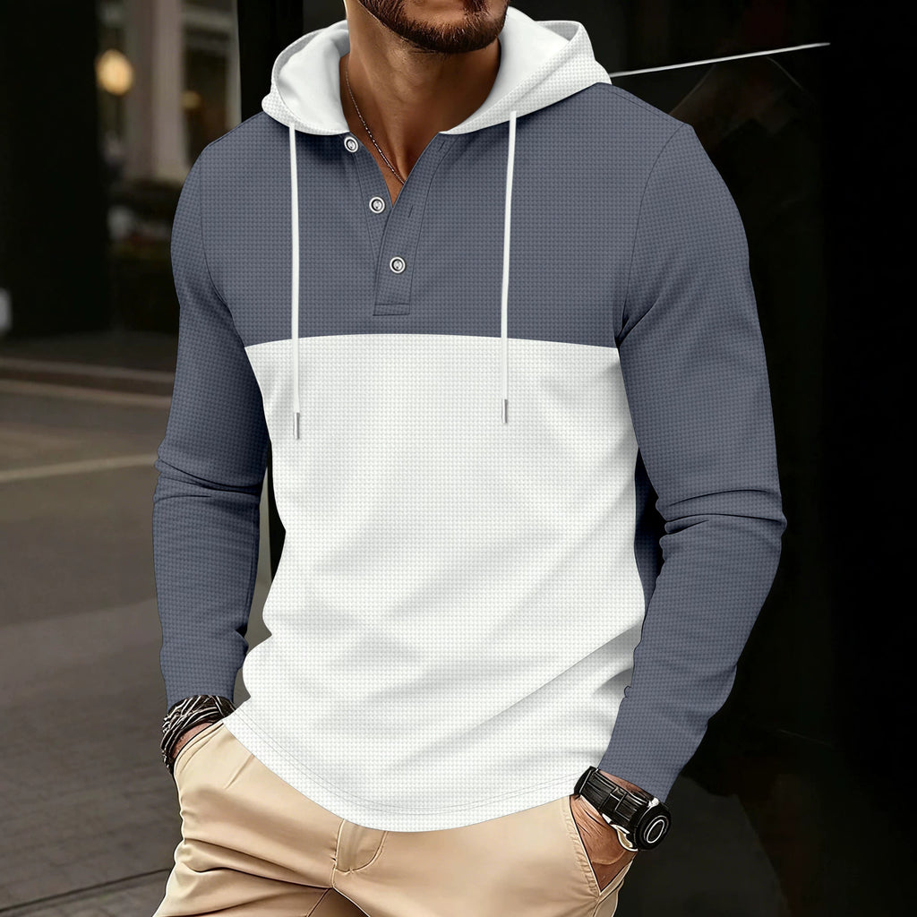 Hoodie mit Farbblock-Muster, Pullover | LuxeStyle