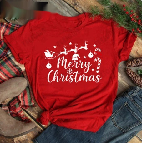 Merry Christmas T-Shirt für Damen