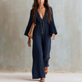 Bohemian Jumpsuit mit V-Ausschnitt – Bild 1 | LuxeStyle