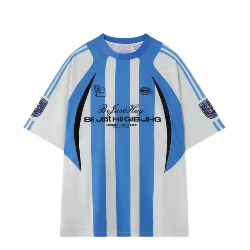 Gestreiftes Kurzarm-T-Shirt für Herren