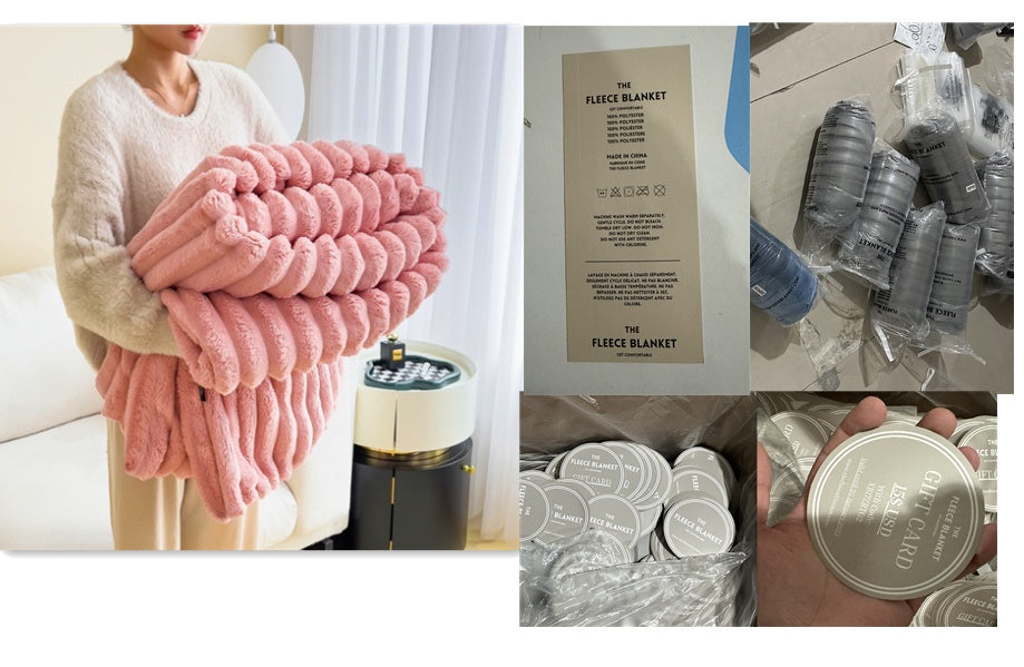Personalisierte Plüschdecke – Bild 3 | LuxeStyle