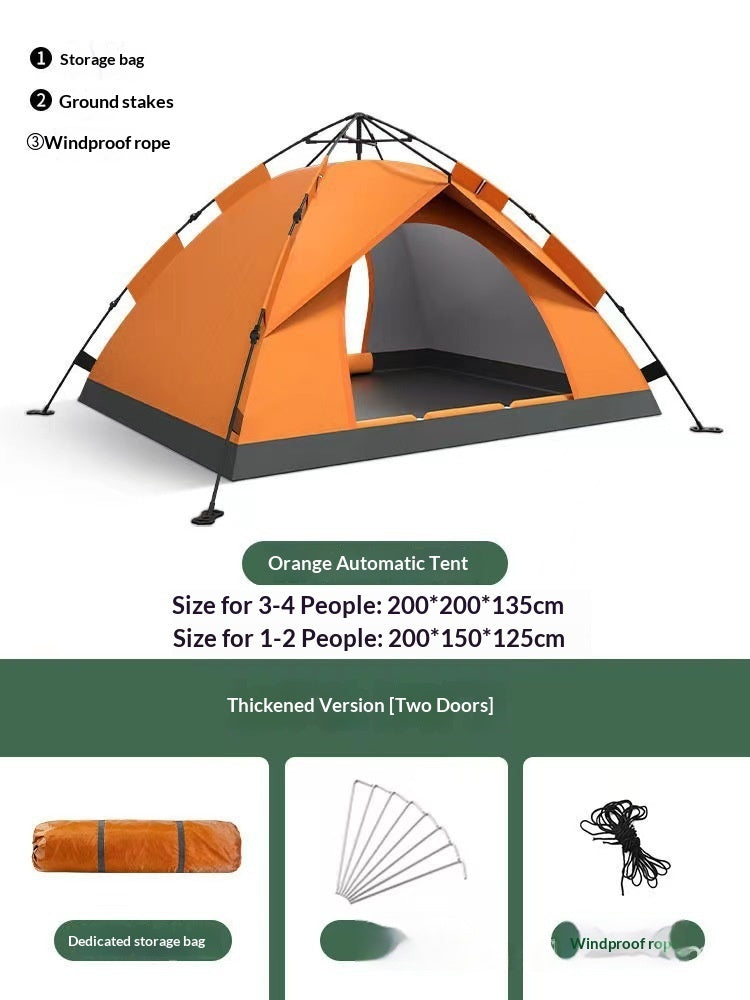 Faltbares Outdoor-Zelt für 1-4 Personen