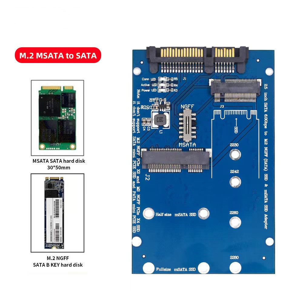 SATA3 zu M.2 NGFF MSATA SSD Konverterkarte