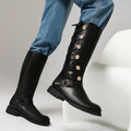 Herren High-Top Leder-Boots