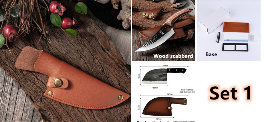 Handgeschmiedetes Hackmesser, hohe Härte – Bild 3 | LuxeStyle