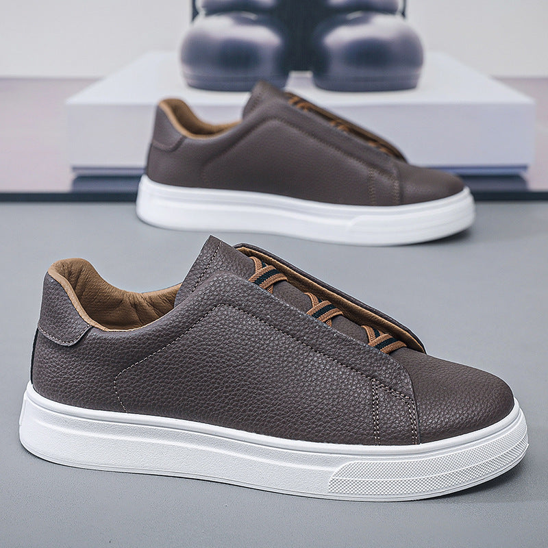 Klassische Herren-Freizeitschuhe mit Elastikband