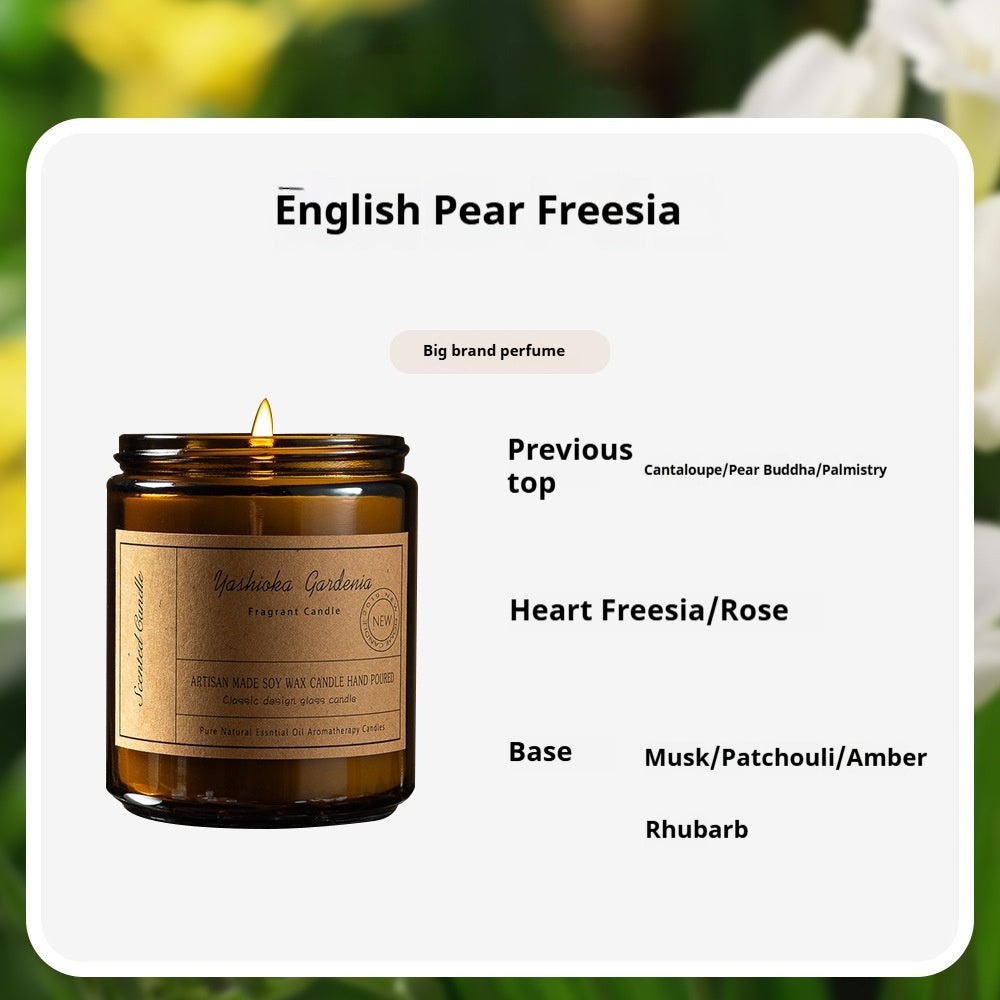 Rauchfreie Sojawachskerze – Geschenk für Aromatherapie
