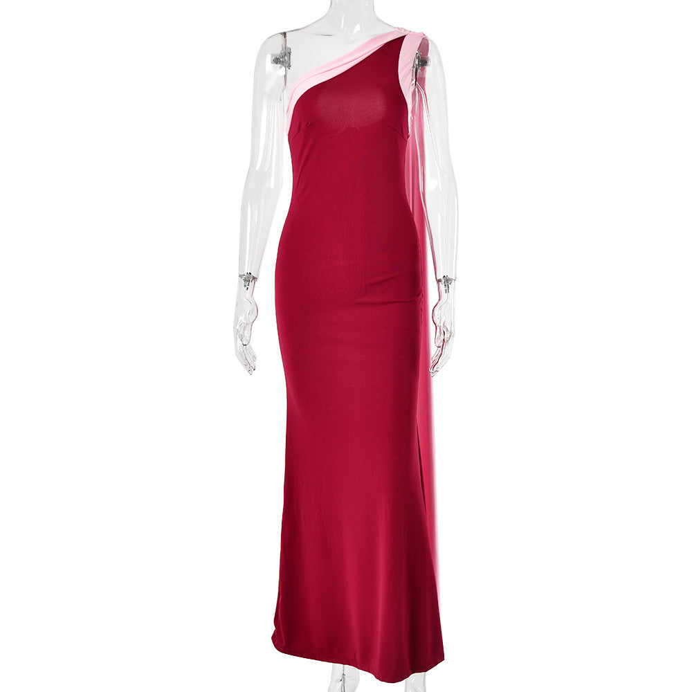 Elegantes Abendkleid mit Schulter slits