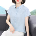 Figurbetonendes Kurzarm-Shirt – Bild 2 | LuxeStyle